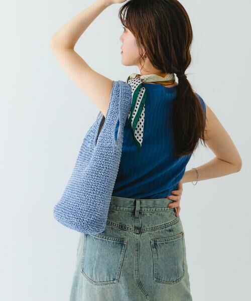 RODE SKO / ロデスコ トートバッグ | コマ編みペーパートートバッグ | 詳細5