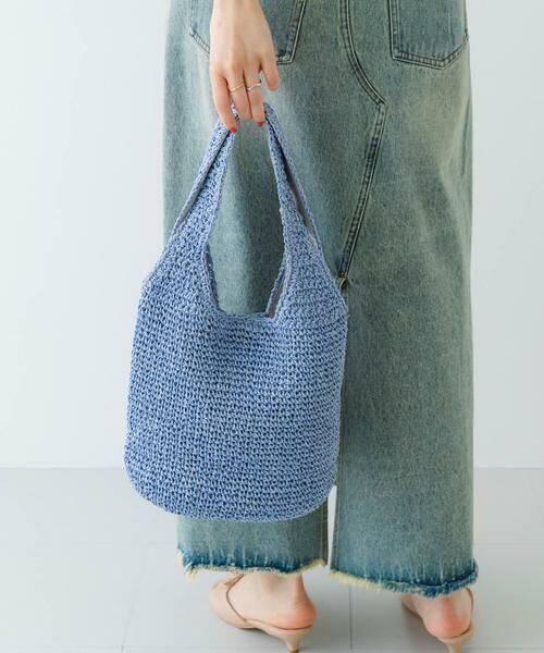 RODE SKO / ロデスコ トートバッグ | コマ編みペーパートートバッグ | 詳細8