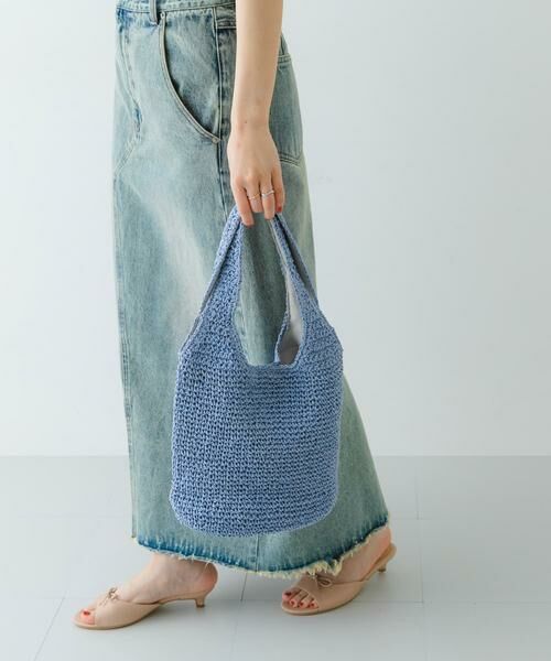 RODE SKO / ロデスコ トートバッグ | コマ編みペーパートートバッグ | 詳細9