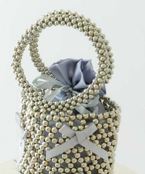 RODE SKO / ロデスコ ハンドバッグ | リボンビーズバッグ | 詳細1