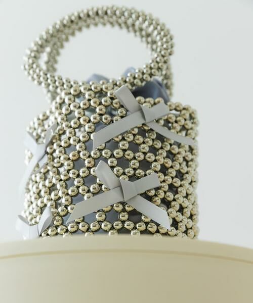 RODE SKO / ロデスコ ハンドバッグ | リボンビーズバッグ | 詳細3