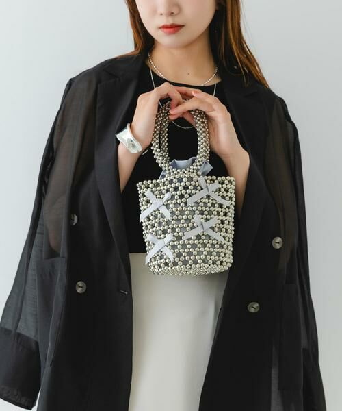 RODE SKO / ロデスコ ハンドバッグ | リボンビーズバッグ | 詳細6