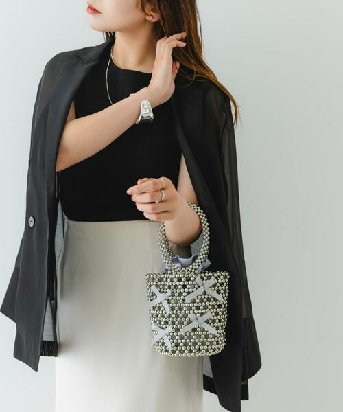 RODE SKO / ロデスコ ハンドバッグ | リボンビーズバッグ | 詳細7