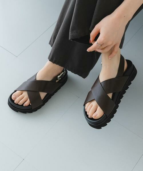 RODE SKO / ロデスコ サンダル | フットベッドクロスサンダル | 詳細2