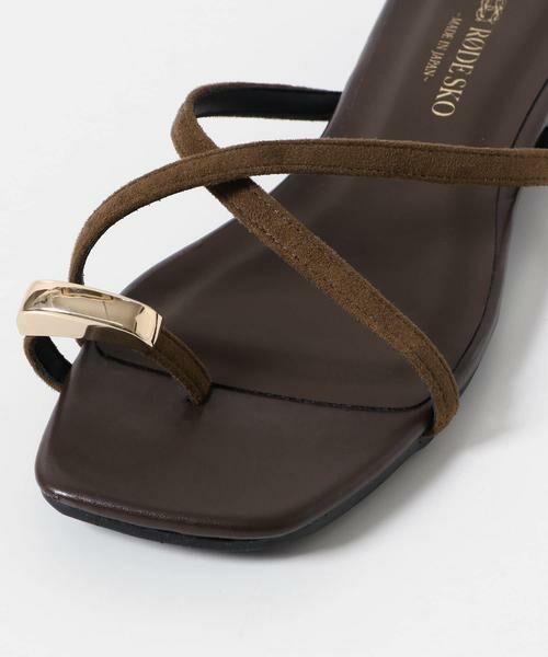 RODE SKO / ロデスコ サンダル | 『MADE IN JAPAN』プチメタルクロスフラットサンダル | 詳細14