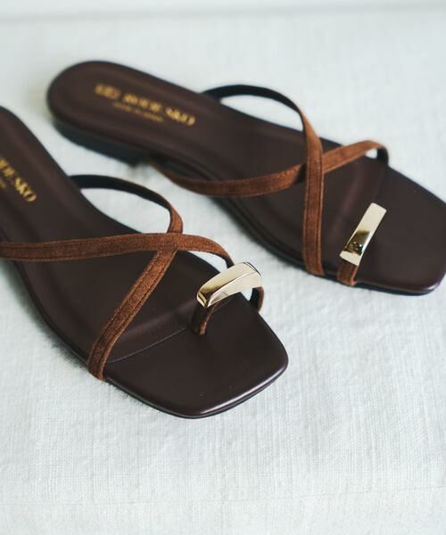 RODE SKO / ロデスコ サンダル | 『MADE IN JAPAN』プチメタルクロスフラットサンダル | 詳細8