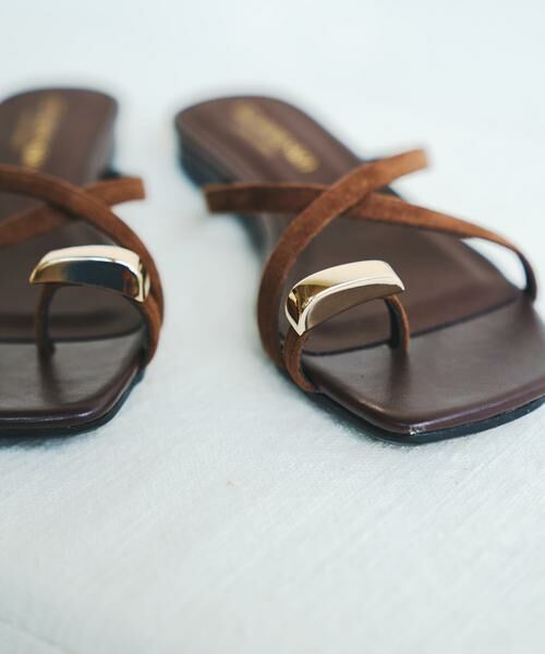 RODE SKO / ロデスコ サンダル | 『MADE IN JAPAN』プチメタルクロスフラットサンダル | 詳細9