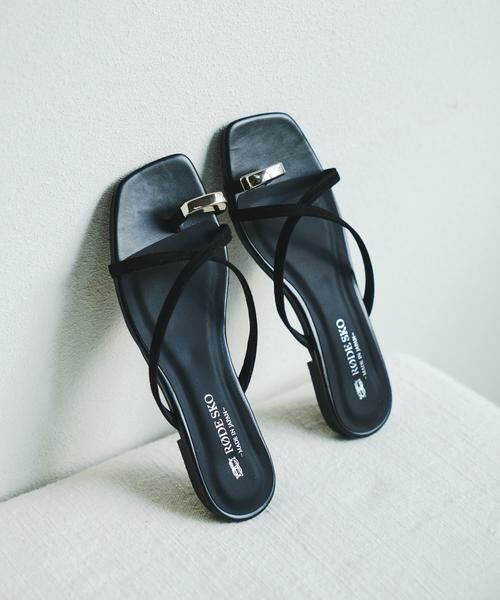 RODE SKO / ロデスコ サンダル | 『MADE IN JAPAN』プチメタルクロスフラットサンダル | 詳細23