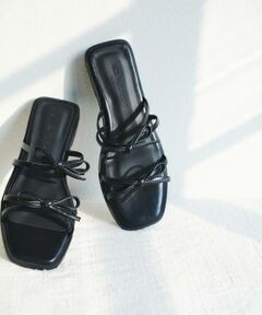 RODE SKO / ロデスコ サンダル | 『MADE IN JAPAN』ダブルリボンフラットサンダル