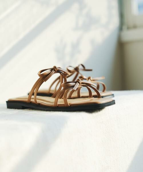 RODE SKO / ロデスコ サンダル | 『MADE IN JAPAN』ダブルリボンフラットサンダル | 詳細10