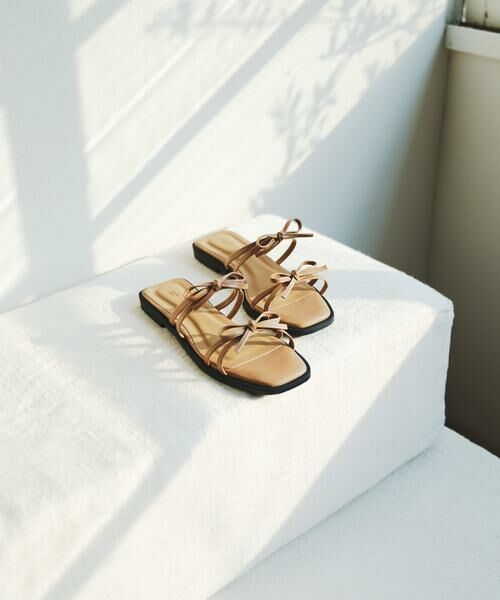 RODE SKO / ロデスコ サンダル | 『MADE IN JAPAN』ダブルリボンフラットサンダル | 詳細11