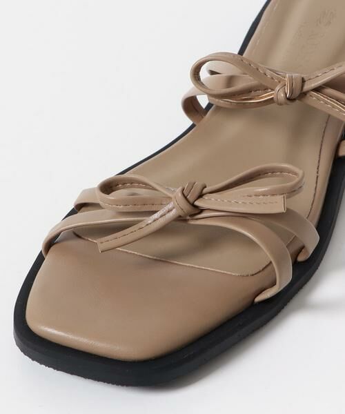 RODE SKO / ロデスコ サンダル | 『MADE IN JAPAN』ダブルリボンフラットサンダル | 詳細13
