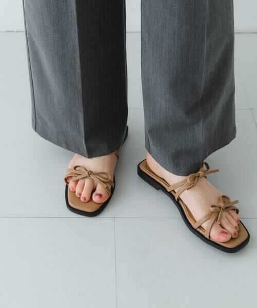 RODE SKO / ロデスコ サンダル | 『MADE IN JAPAN』ダブルリボンフラットサンダル | 詳細2