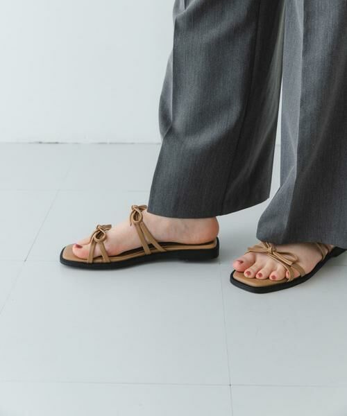 RODE SKO / ロデスコ サンダル | 『MADE IN JAPAN』ダブルリボンフラットサンダル | 詳細3