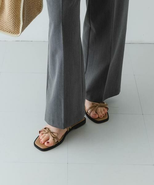 RODE SKO / ロデスコ サンダル | 『MADE IN JAPAN』ダブルリボンフラットサンダル | 詳細4