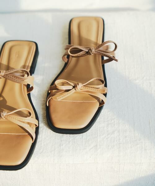 RODE SKO / ロデスコ サンダル | 『MADE IN JAPAN』ダブルリボンフラットサンダル | 詳細8