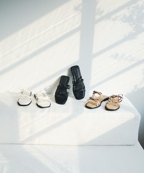 RODE SKO / ロデスコ サンダル | 『MADE IN JAPAN』ダブルリボンフラットサンダル | 詳細23