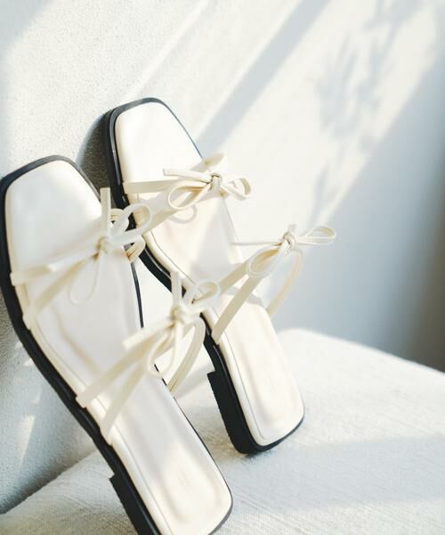 RODE SKO / ロデスコ サンダル | 『MADE IN JAPAN』ダブルリボンフラットサンダル | 詳細24