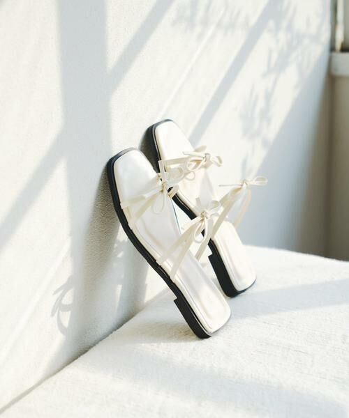 RODE SKO / ロデスコ サンダル | 『MADE IN JAPAN』ダブルリボンフラットサンダル | 詳細25