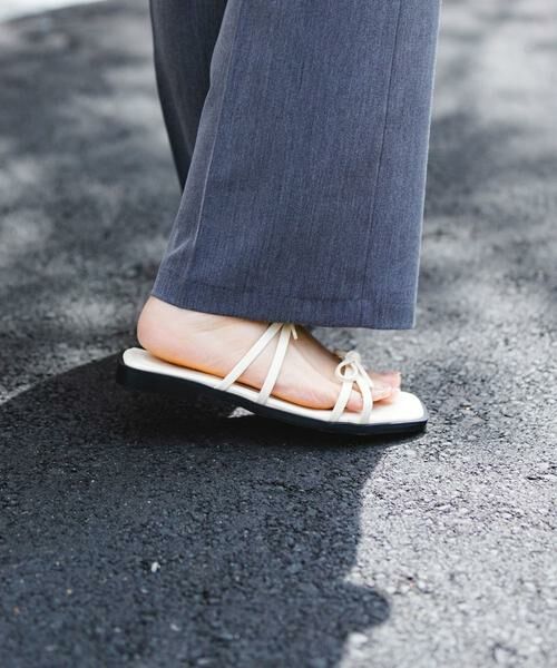 RODE SKO / ロデスコ サンダル | 『MADE IN JAPAN』ダブルリボンフラットサンダル | 詳細15