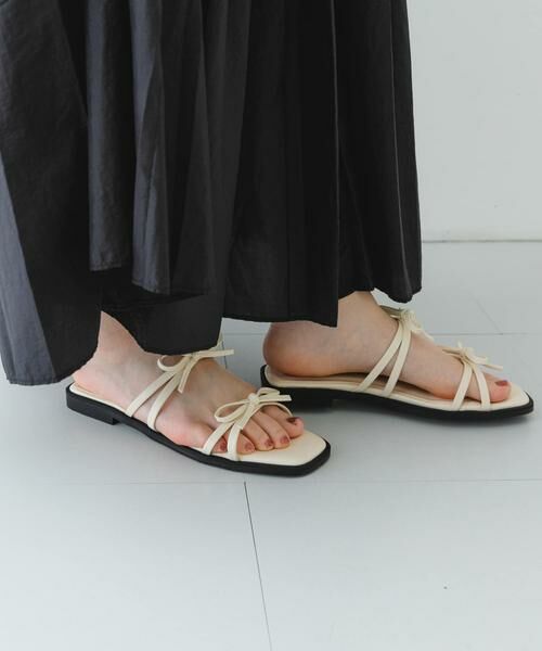 RODE SKO / ロデスコ サンダル | 『MADE IN JAPAN』ダブルリボンフラットサンダル | 詳細18