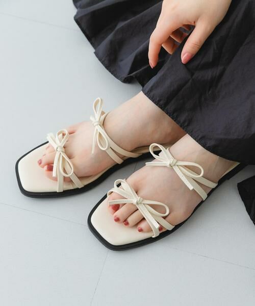 RODE SKO / ロデスコ サンダル | 『MADE IN JAPAN』ダブルリボンフラットサンダル | 詳細19
