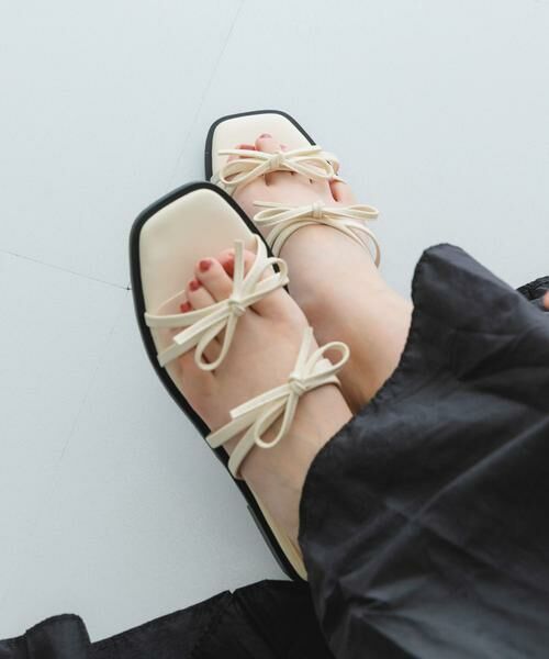 RODE SKO / ロデスコ サンダル | 『MADE IN JAPAN』ダブルリボンフラットサンダル | 詳細20