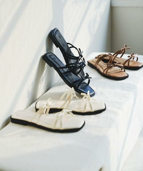RODE SKO / ロデスコ サンダル | 『MADE IN JAPAN』ダブルリボンフラットサンダル | 詳細21