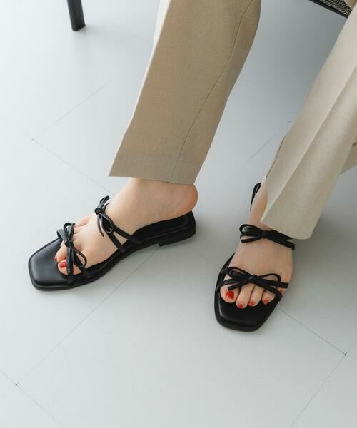 RODE SKO / ロデスコ サンダル | 『MADE IN JAPAN』ダブルリボンフラットサンダル | 詳細30