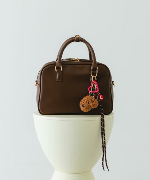 RODE SKO / ロデスコ ボストンバッグ | チャームセットボストンバッグ（ブラウン）