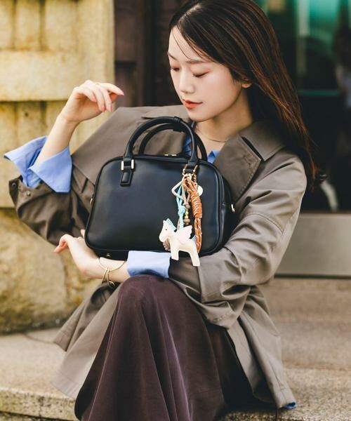 RODE SKO / ロデスコ ボストンバッグ | チャームセットボストンバッグ（ブラック）