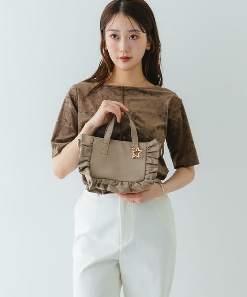 RODE SKO / ロデスコ ハンドバッグ | スターチャームフリルミニトートバッグ | 詳細1