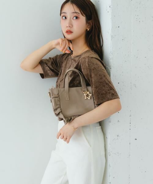 RODE SKO / ロデスコ ハンドバッグ | スターチャームフリルミニトートバッグ | 詳細2