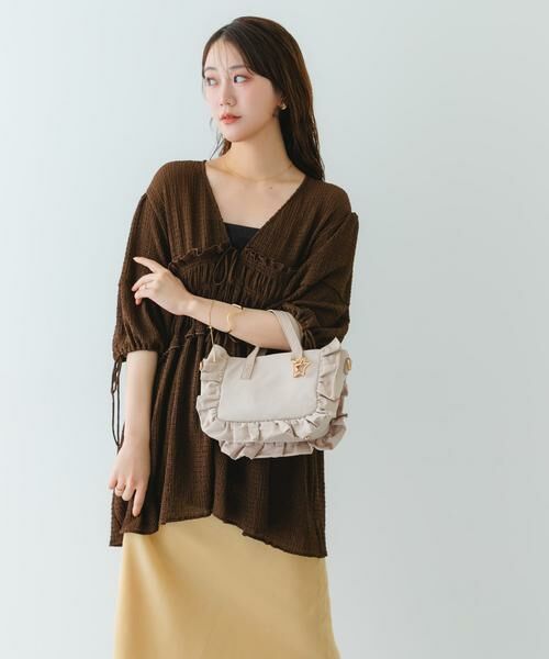 RODE SKO / ロデスコ ハンドバッグ | スターチャームフリルミニトートバッグ | 詳細17