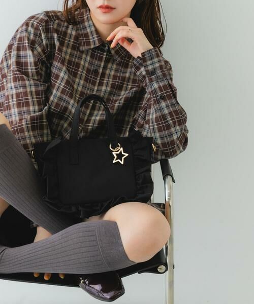 RODE SKO / ロデスコ ハンドバッグ | スターチャームフリルミニトートバッグ | 詳細29