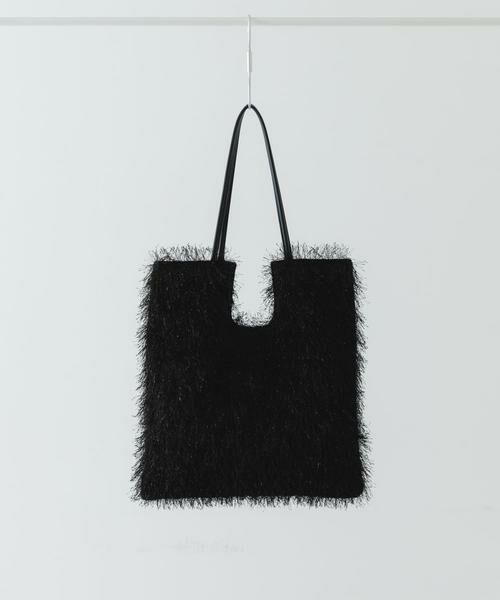 RODE SKO/ロデスコ ヘアリートートバッグ ブラック one RODE SKO/ロデスコ ヘアリートートバッグ ブラック one