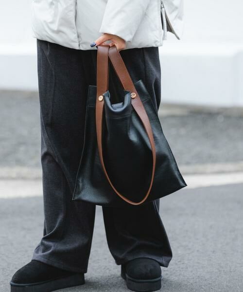 RODE SKO / ロデスコ トートバッグ | 『一部別注カラー』BEAURE　カウレザー2デザインベルトバッグ | 詳細17