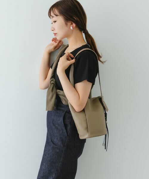 RODE SKO / ロデスコ ショルダーバッグ | 『別注』BEAURE×RODESKO　カウレザー2ベルトバケツバッグ | 詳細1