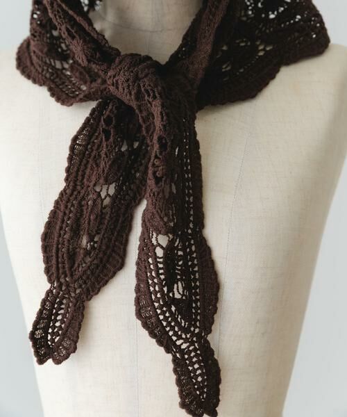 RODE SKO / ロデスコ バンダナ・スカーフ | レースニットバブーシュカ | 詳細5