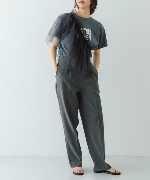 RODE SKO / ロデスコ その他小物 | ASAUCE MELER　チュールレイヤードカラー（チャコールグレー）