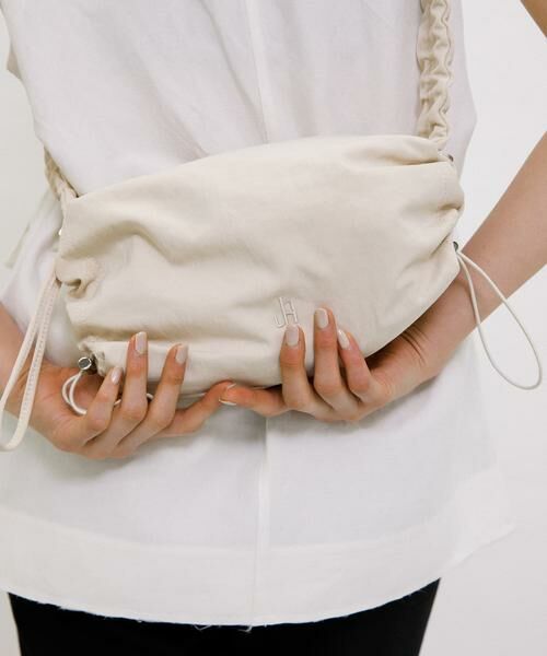 RODE SKO / ロデスコ ショルダーバッグ | hun RODESKO　Gather candy（オフホワイト）