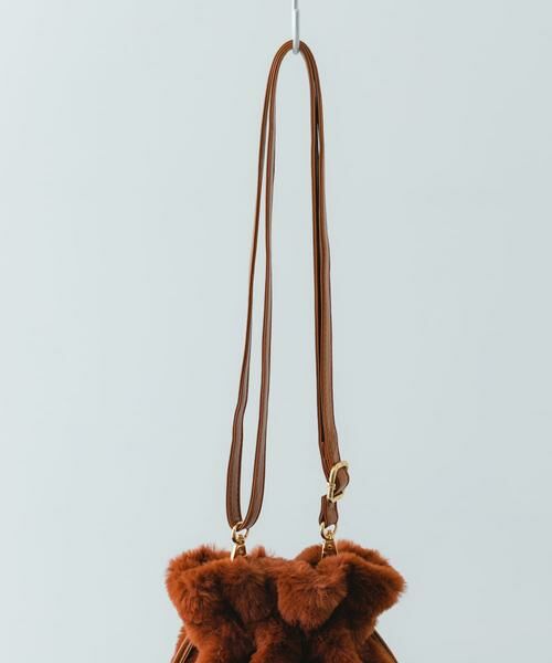 RODE SKO / ロデスコ スカート | ウッドボールキンチャクファーバッグ | 詳細1