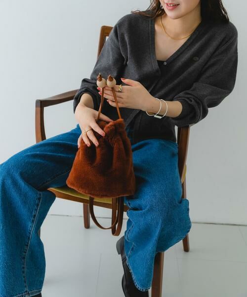 RODE SKO / ロデスコ スカート | ウッドボールキンチャクファーバッグ | 詳細13