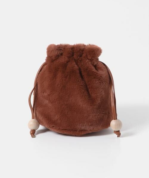 RODE SKO / ロデスコ スカート | ウッドボールキンチャクファーバッグ | 詳細17