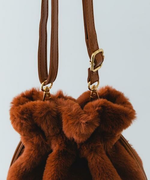 RODE SKO / ロデスコ スカート | ウッドボールキンチャクファーバッグ | 詳細2