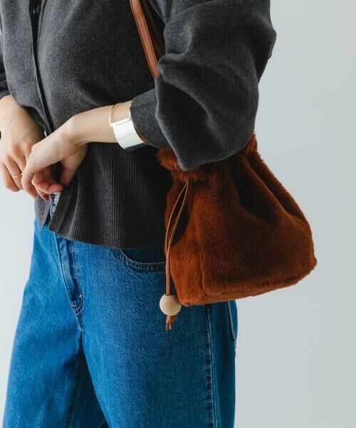 RODE SKO / ロデスコ スカート | ウッドボールキンチャクファーバッグ | 詳細4