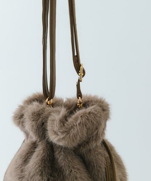 RODE SKO / ロデスコ スカート | ウッドボールキンチャクファーバッグ | 詳細20