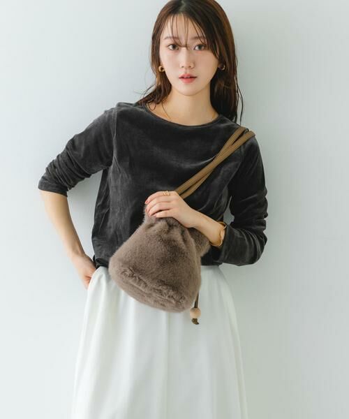 RODE SKO / ロデスコ スカート | ウッドボールキンチャクファーバッグ | 詳細29