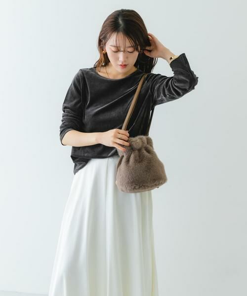 RODE SKO / ロデスコ スカート | ウッドボールキンチャクファーバッグ | 詳細30