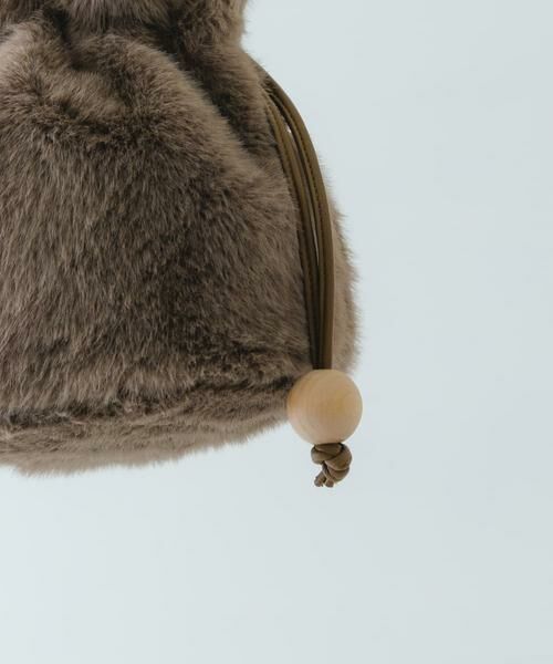 RODE SKO / ロデスコ スカート | ウッドボールキンチャクファーバッグ | 詳細21